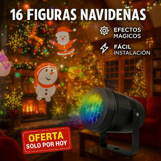 Proyector Navideño Multi Figuras  – Magia en tu hogar