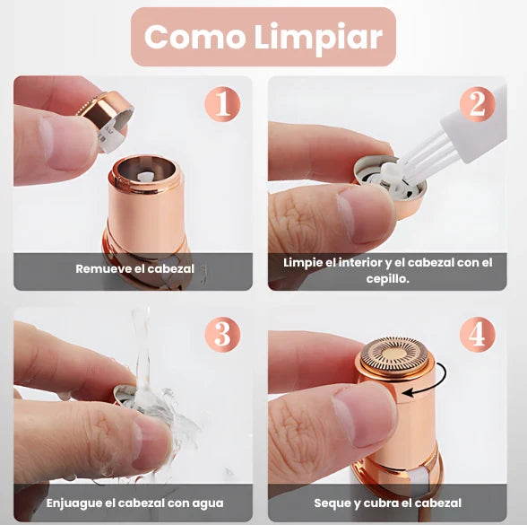 Depilador de Cejas Recargable