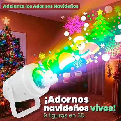 Proyector Navideño Multi Figuras  – Magia en tu hogar